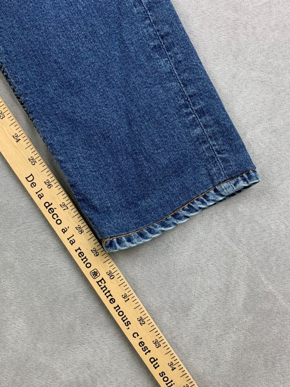 Nudie Jeans Mens Pants 30 Mid Blue Denim Lean Dean Organic Cotton Stretch 30x29 - Picture 5 of 10